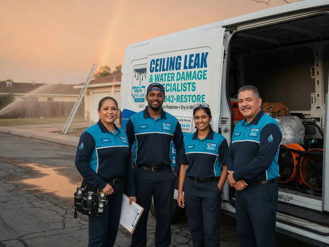 Ceiling Leak Cleanup company in Oakville, IA