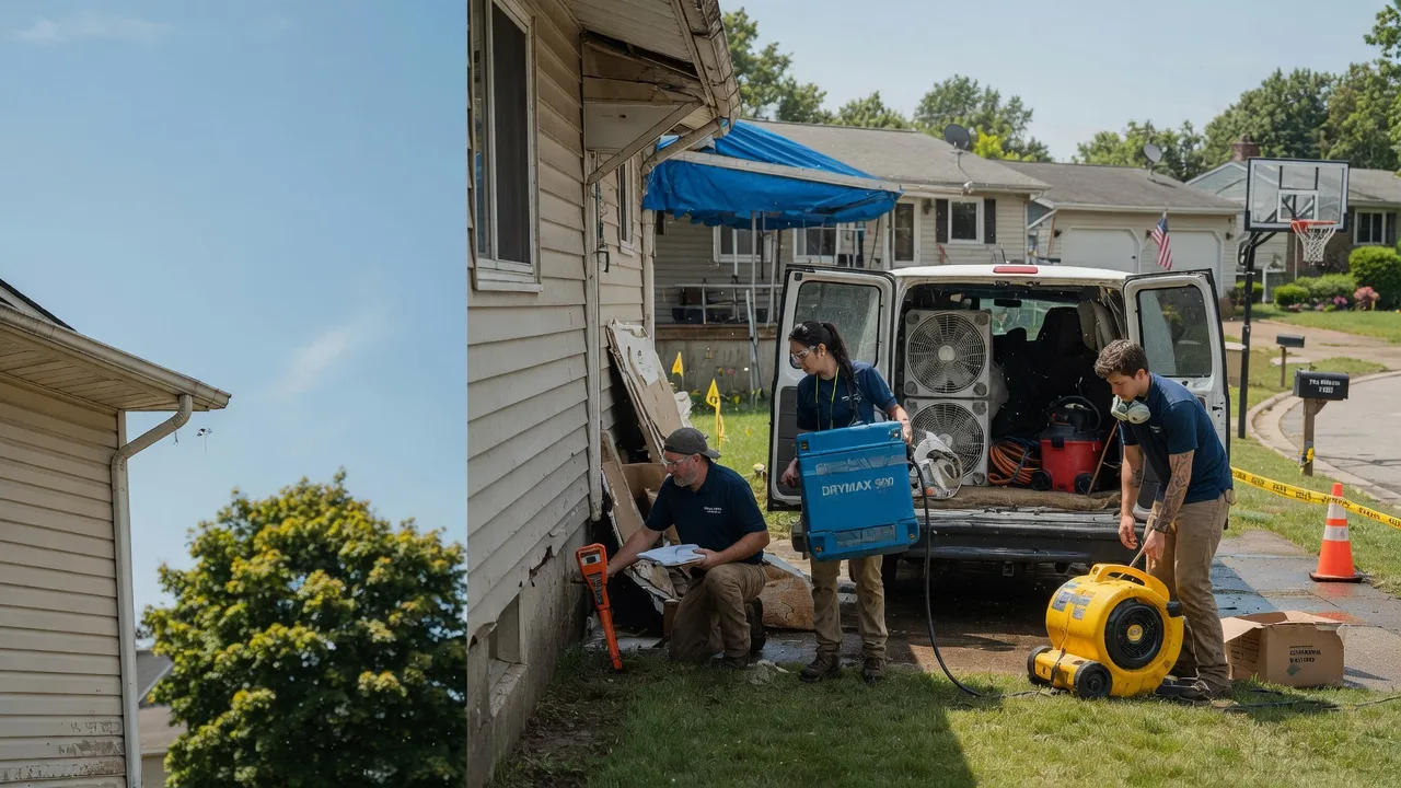 Ceiling Leak Cleanup in Oakville, IA near me