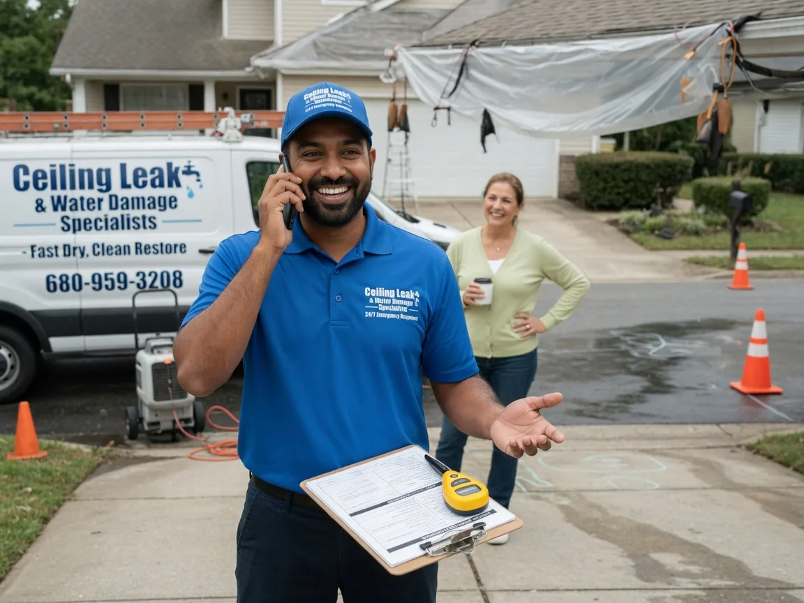 Ceiling Leak Cleanup Oakville, IA FAQs